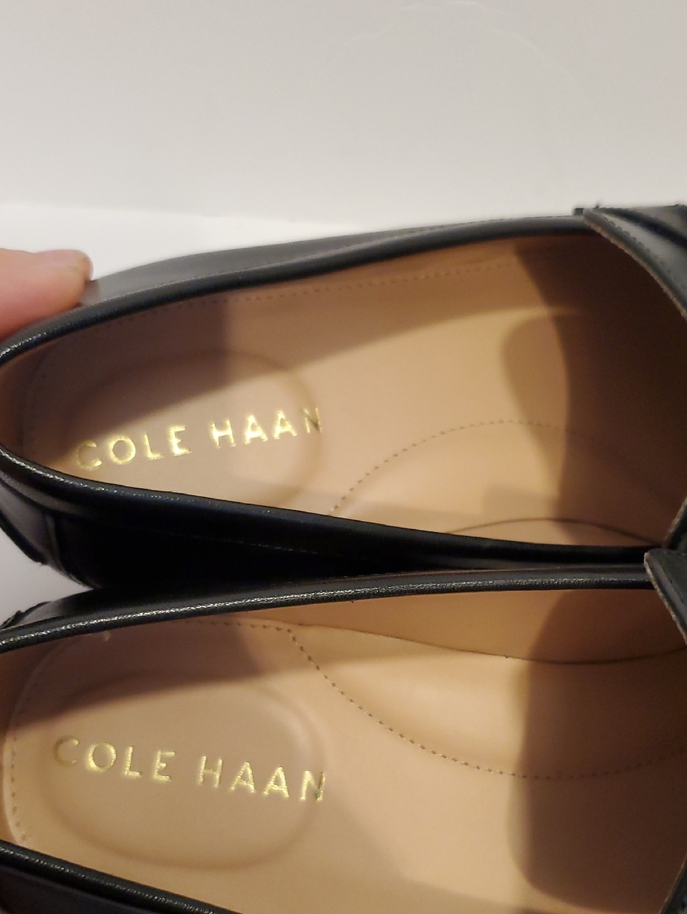 Cole Haan Women's Stassi Chain Loafer In Black Princess Size 7.5B - Picture 6 of 10